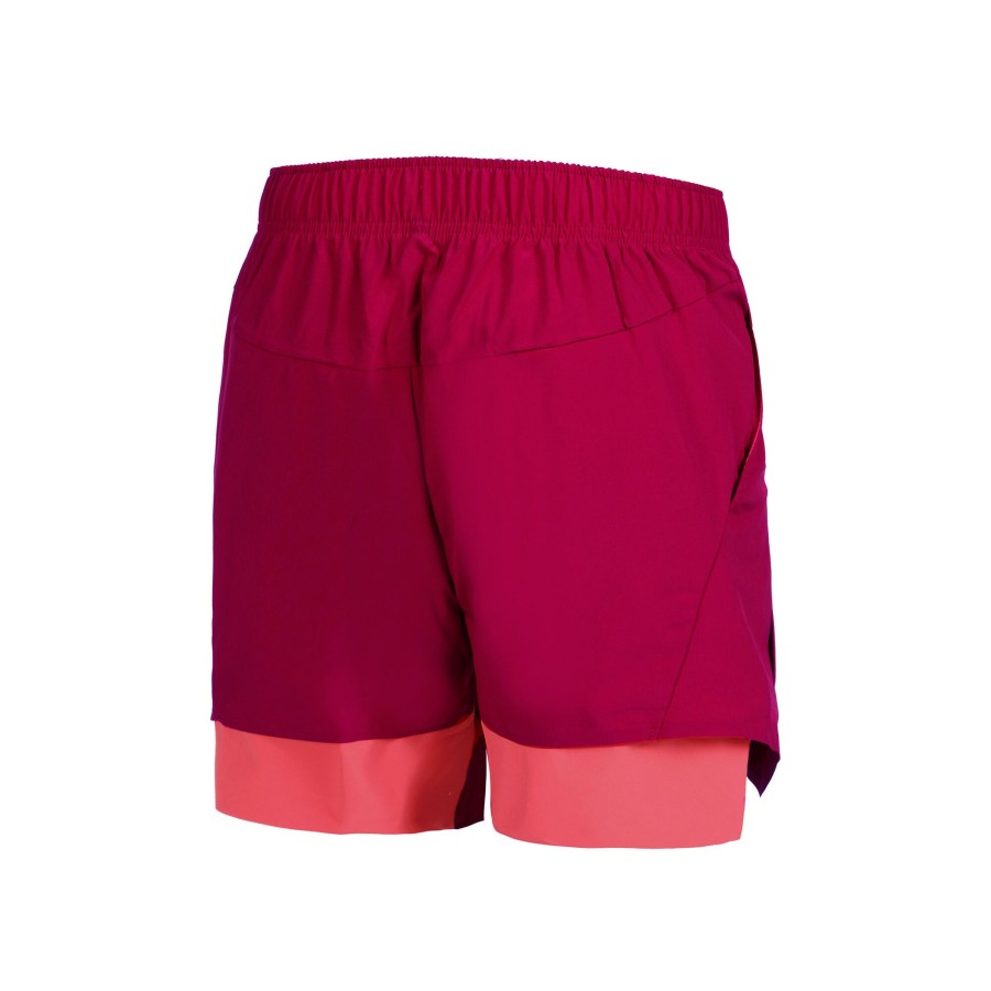 Tenniskleding Nike | Dri-Fit Court Slam Shorts Heren Rood