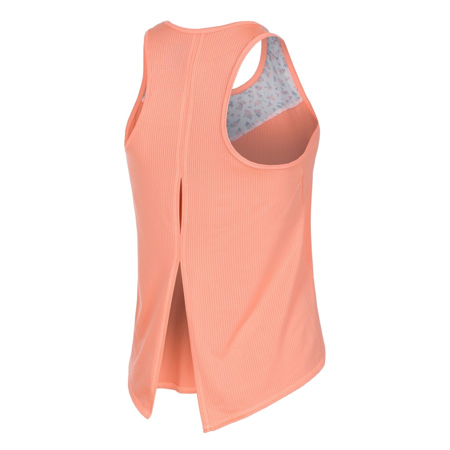 Tenniskleding Lucky in Love | Blossom Tie Back Tanktop Dames Abrikoos, Veelkleurig