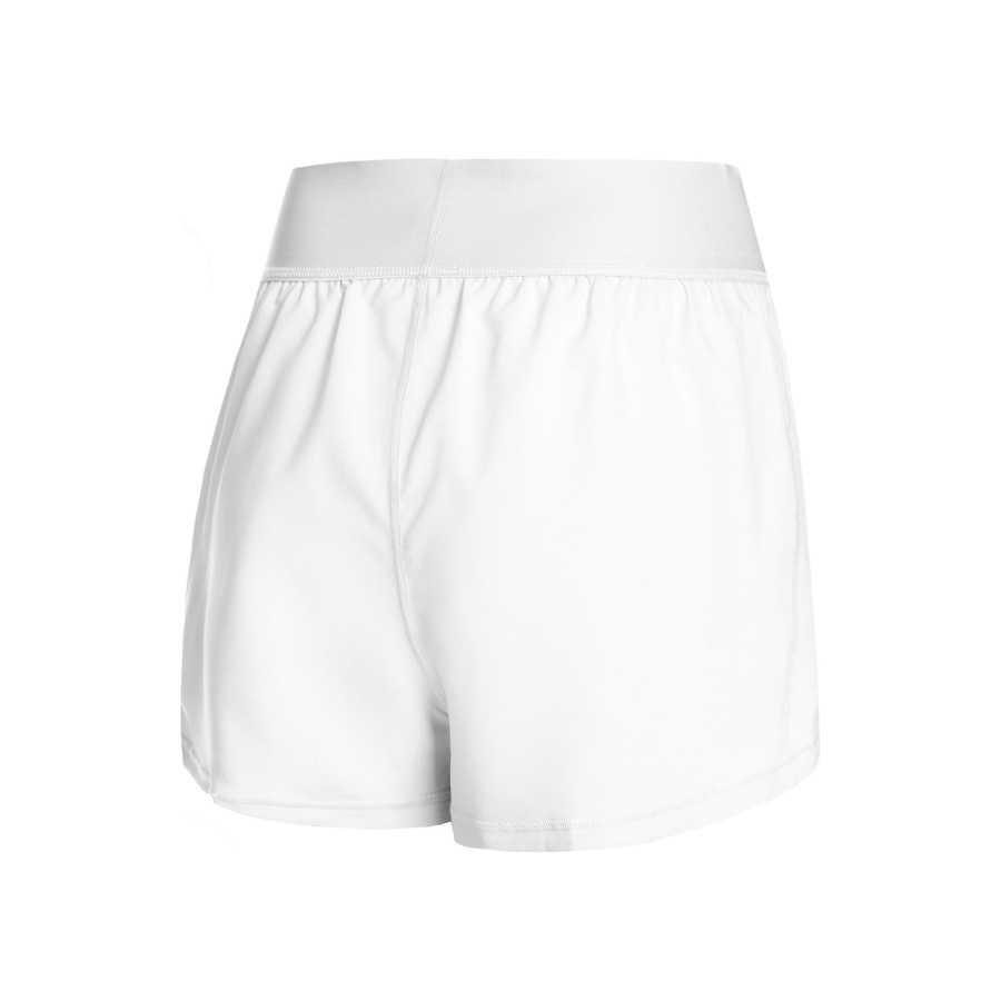 Tenniskleding Nike | Dri-Fit Advantage Court Shorts Dames Wit