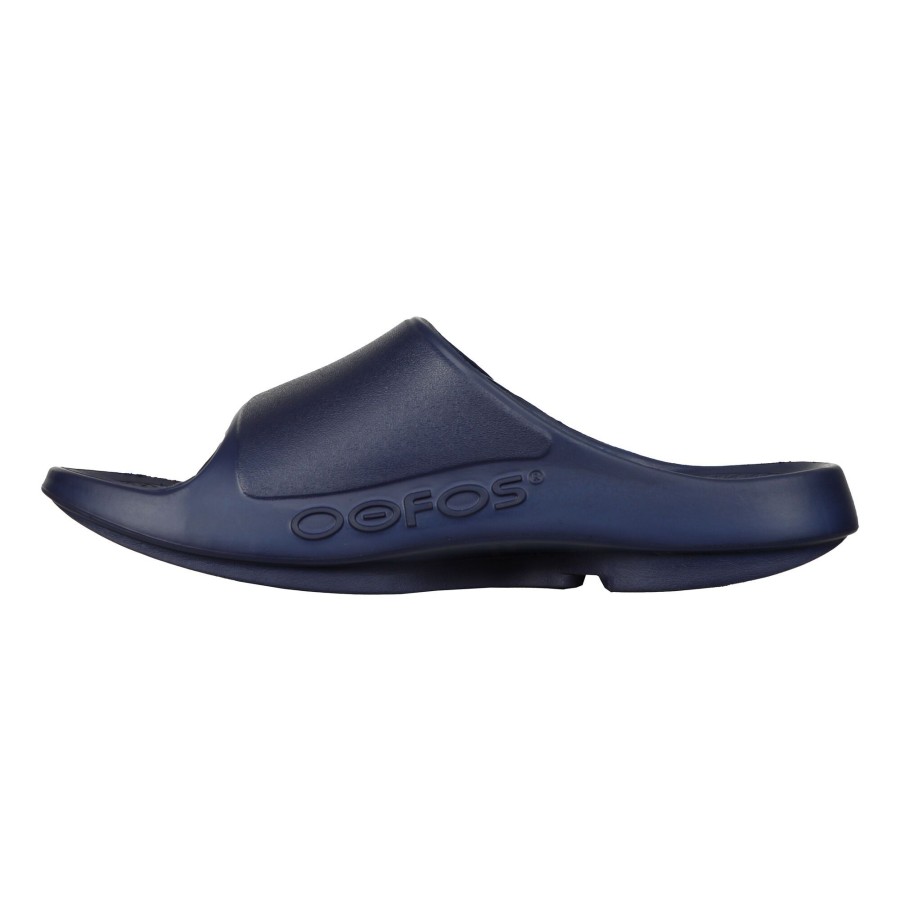Tennisschoenen OOFOS | Ooahh Sport Flex Herstelschoenen Donkerblauw