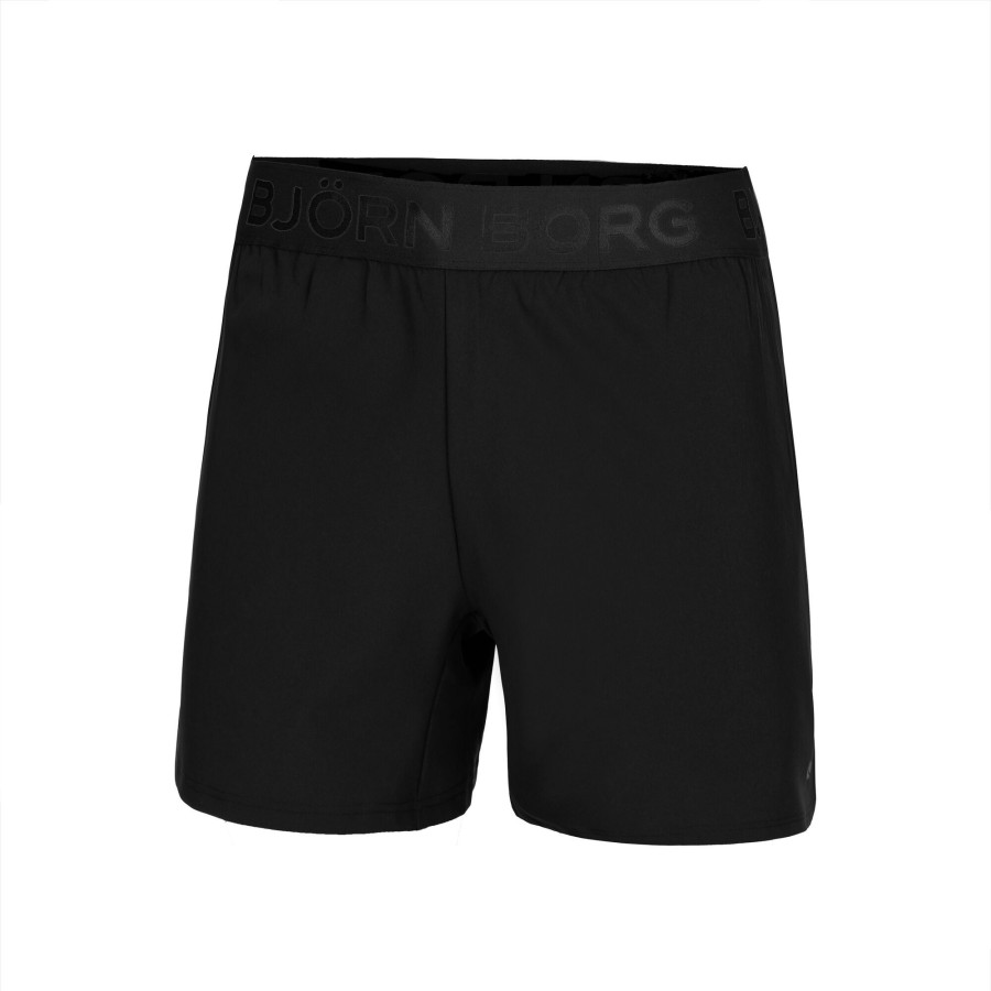 Tenniskleding Björn Borg | Ace Shorts Heren Zwart