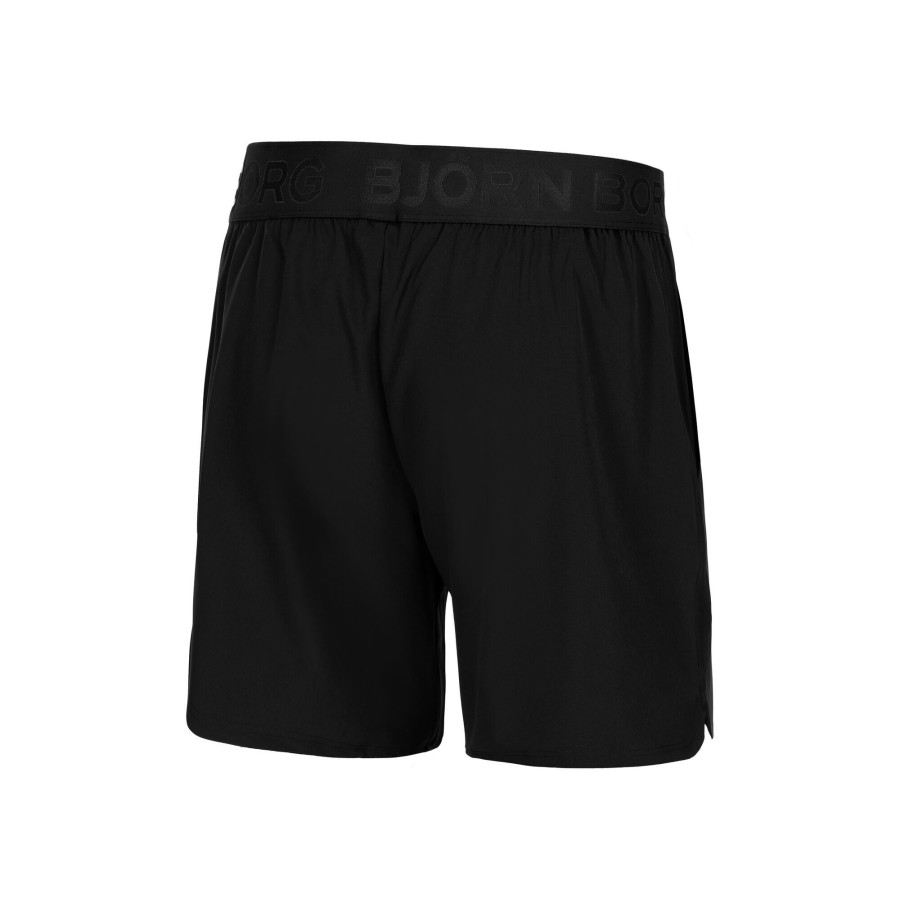 Tenniskleding Björn Borg | Ace Shorts Heren Zwart