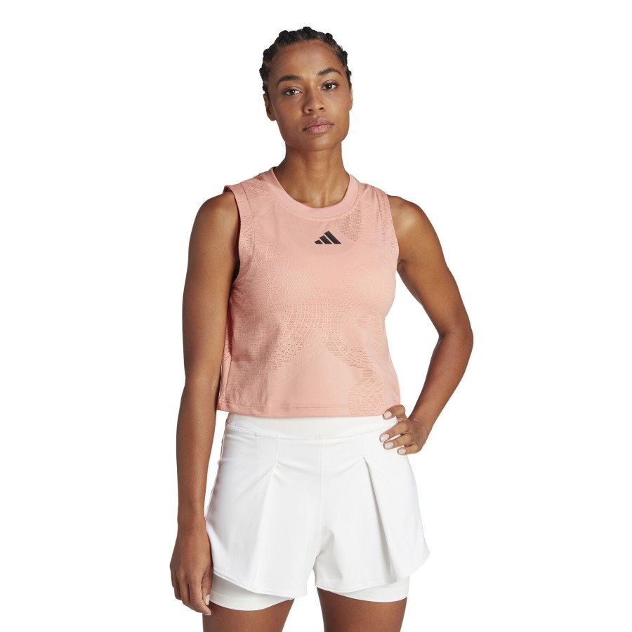 Tenniskleding adidas | Match Pro Tanktop Dames Roze