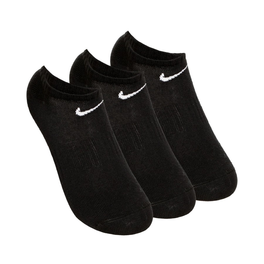Tenniskleding Nike | Everyday Lightweight Sportsokken Verpakking 3 Stuks Zwart, Wit