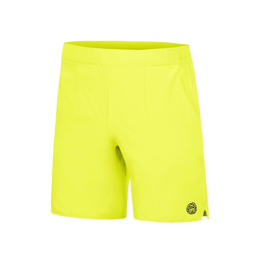 Tenniskleding BIDI BADU | Crew 9In Shorts Heren Geel