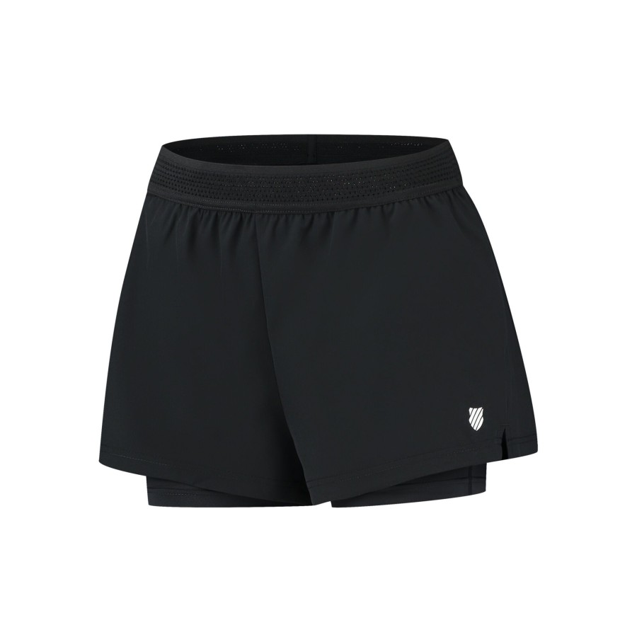 Tenniskleding K-Swiss | Hypercourt Shorts 5 Shorts Dames Zwart