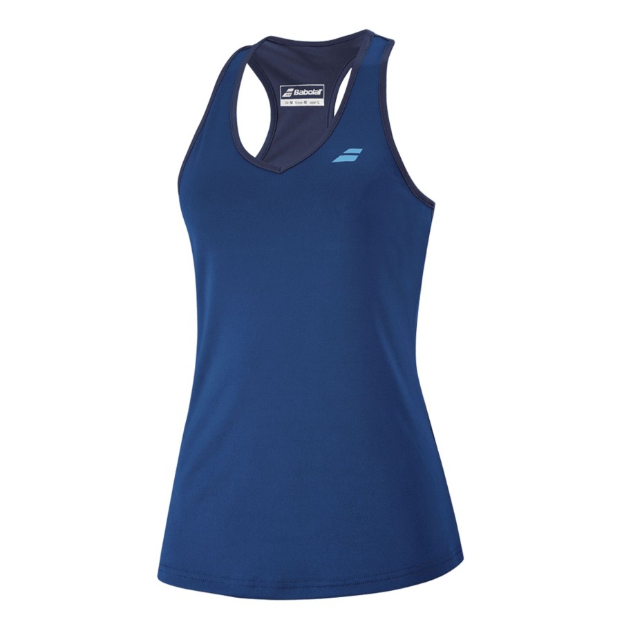 Tenniskleding Babolat | Play Tanktop Dames Blauw