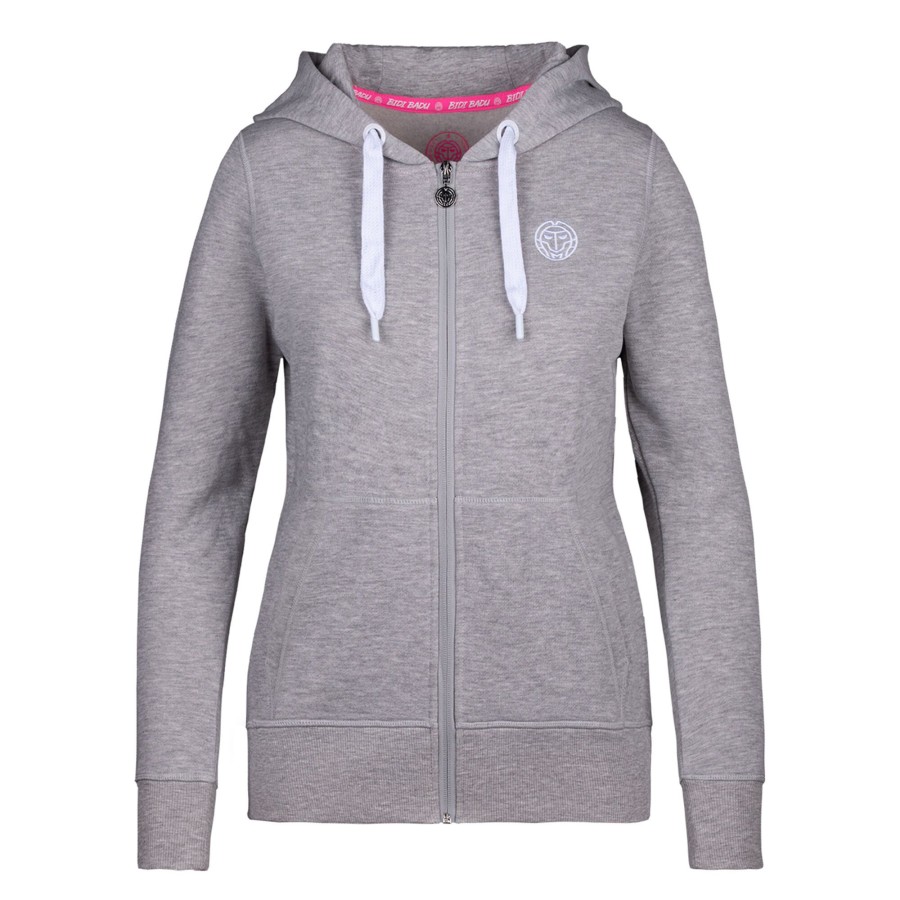 Tenniskleding BIDI BADU | Dalila Basic Trainingspak Dames Lichtgrijs, Wit