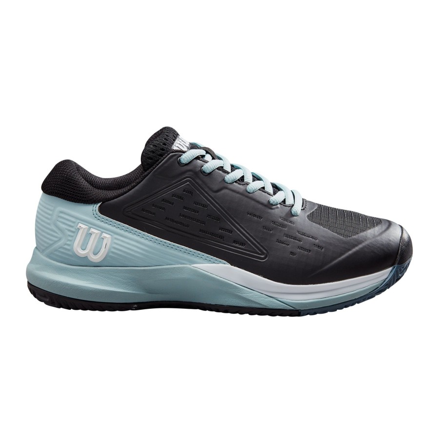 Tennisschoenen Wilson | Rush Pro Ace Gravelschoen Dames Zwart, Lichtblauw