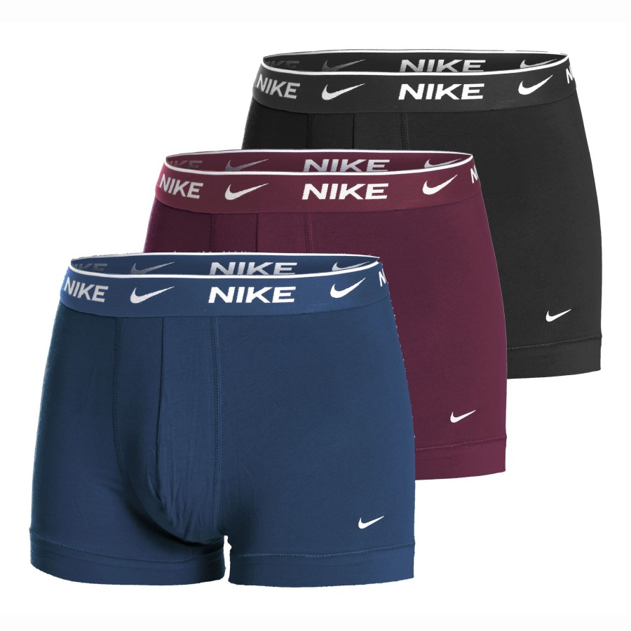 Tenniskleding Nike | Everyday Stretch Trunk Boxershort Verpakking 3 Stuks Heren Veelkleurig