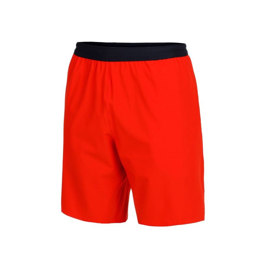 Tenniskleding Lacoste | Shorts Heren Rood