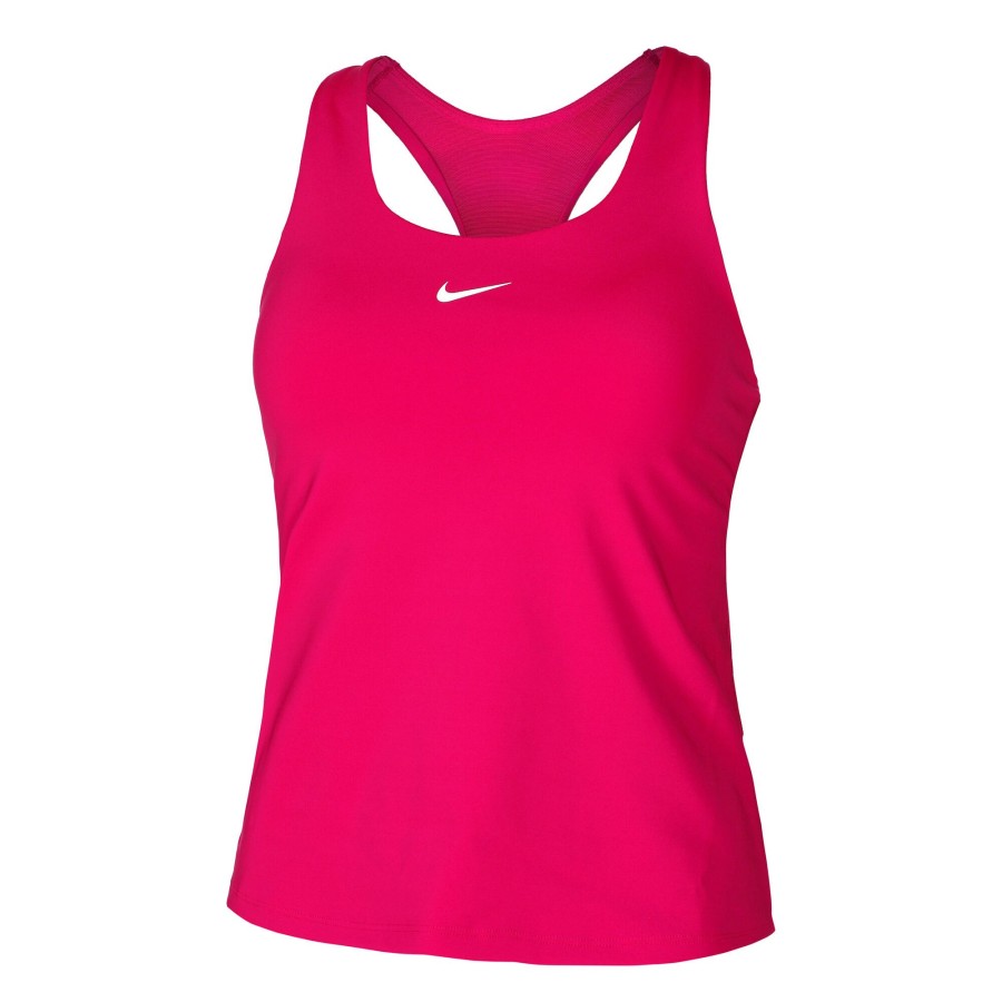 Tenniskleding Nike | Dri-Fit Swoosh Tanktop Dames Pink