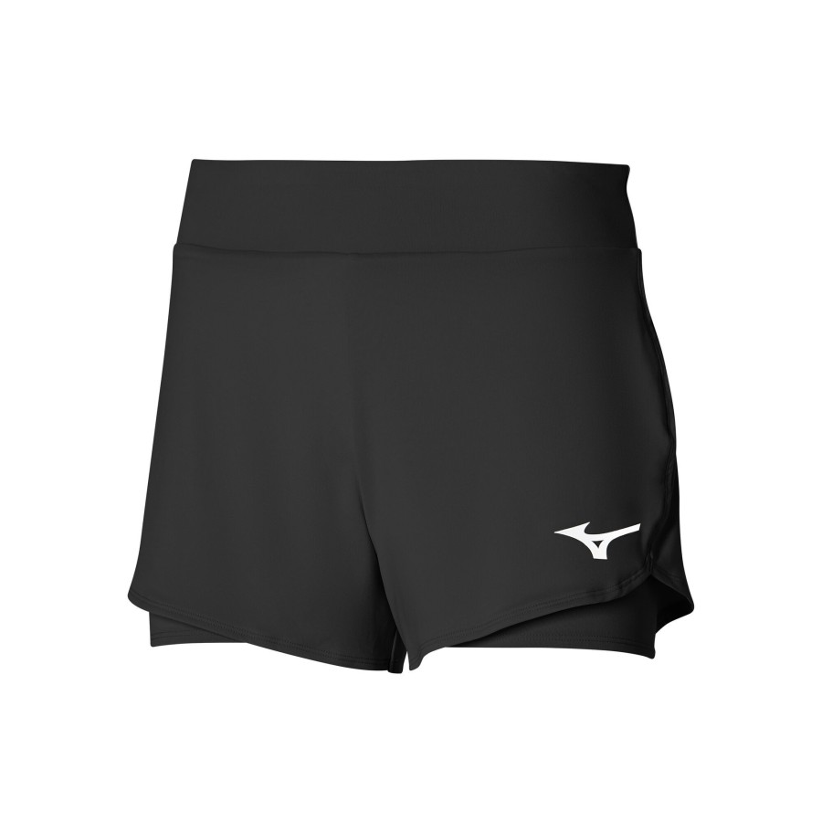 Tenniskleding Mizuno | Flex Shorts Dames Zwart