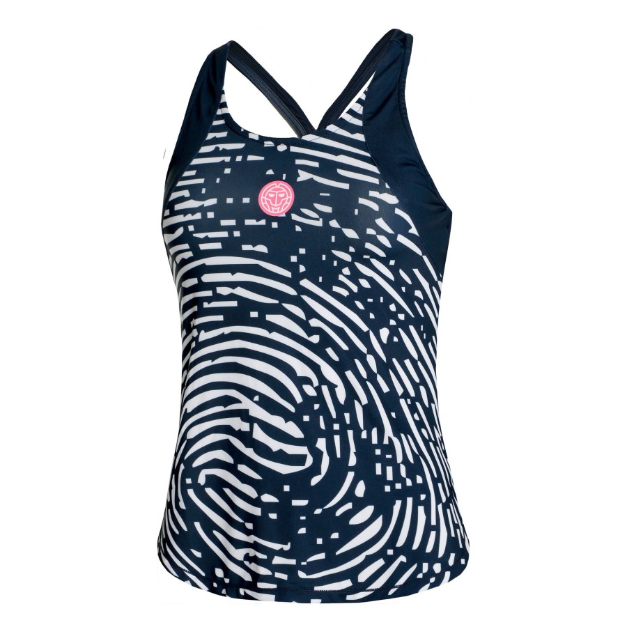 Tenniskleding BIDI BADU | Fingerprint Tanktop Dames