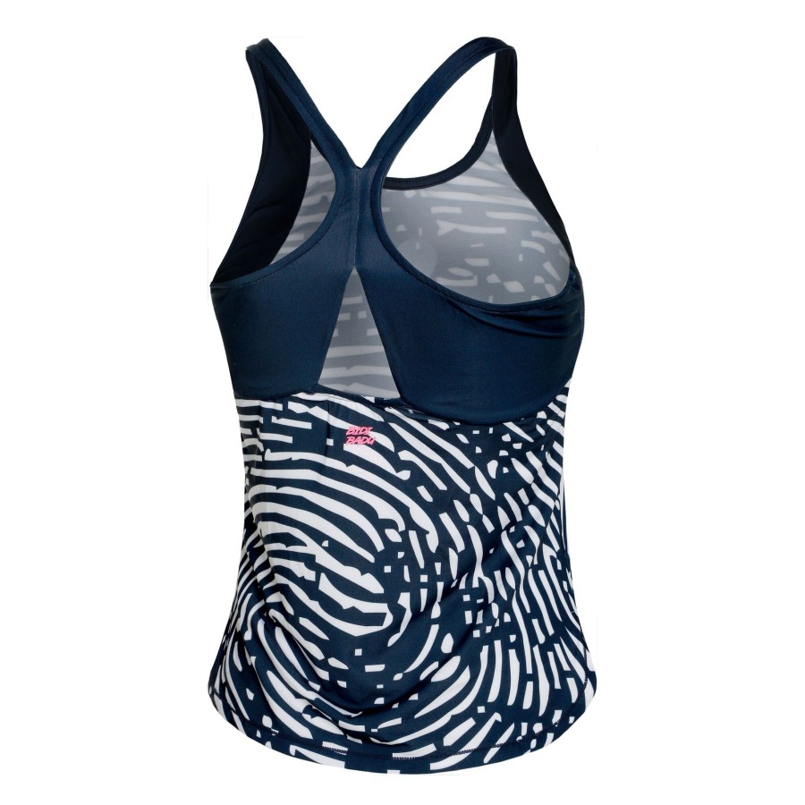 Tenniskleding BIDI BADU | Fingerprint Tanktop Dames