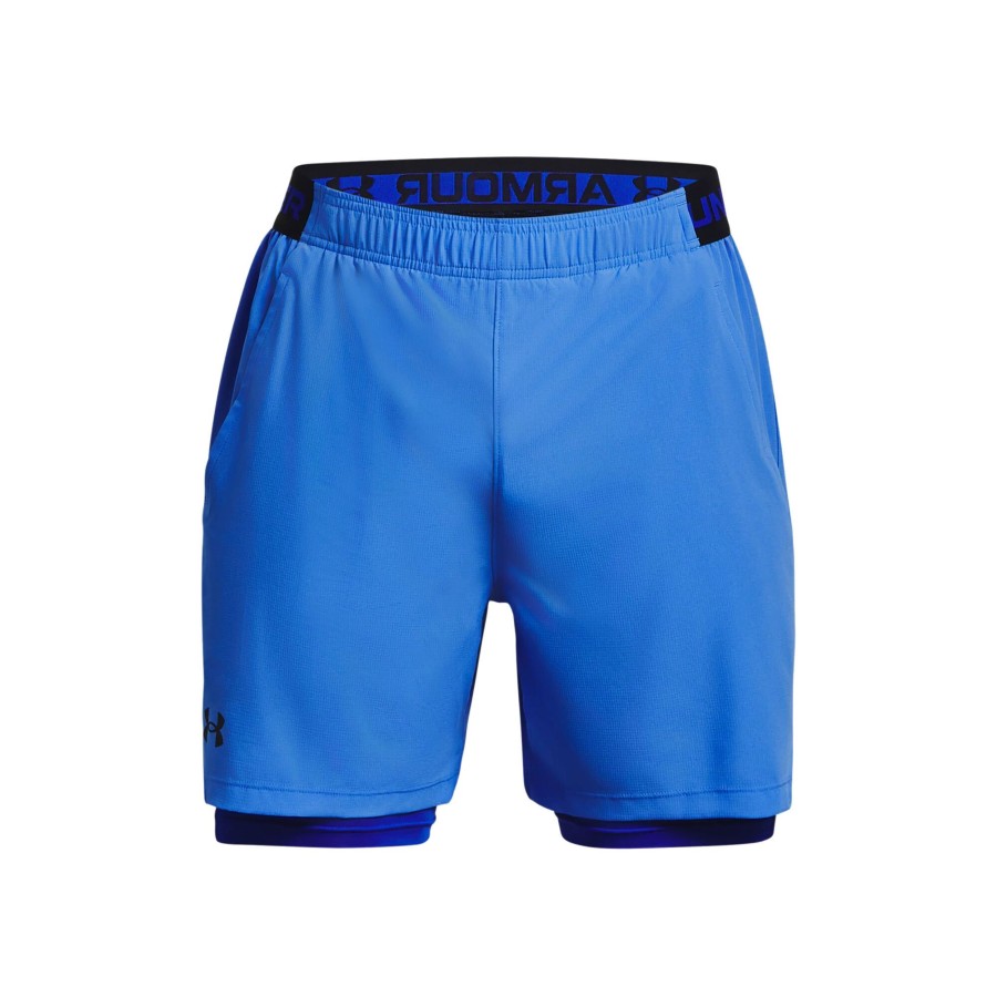 Tenniskleding Under Armour | Vanish Woven 2In4 Shorts Heren Blauw
