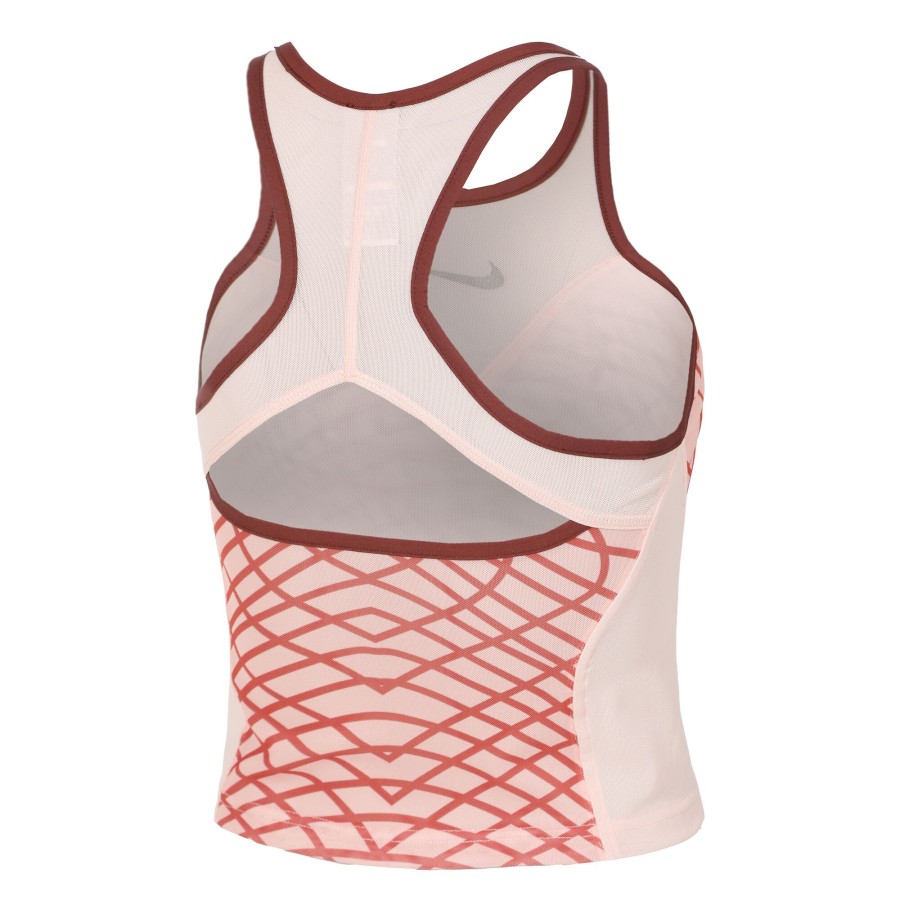 Tenniskleding Nike | Dri-Fit Court Slam Rg Tanktop Dames Roze, Koraal