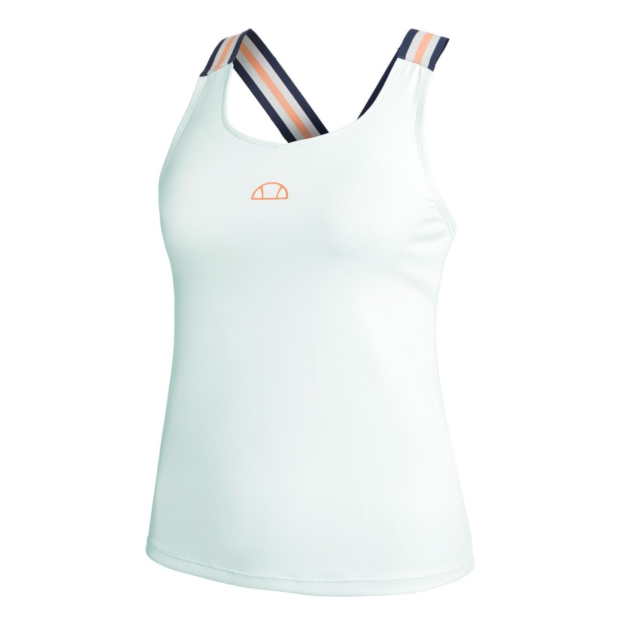 Tenniskleding Ellesse | Samprini Tanktop Dames Mint, Veelkleurig