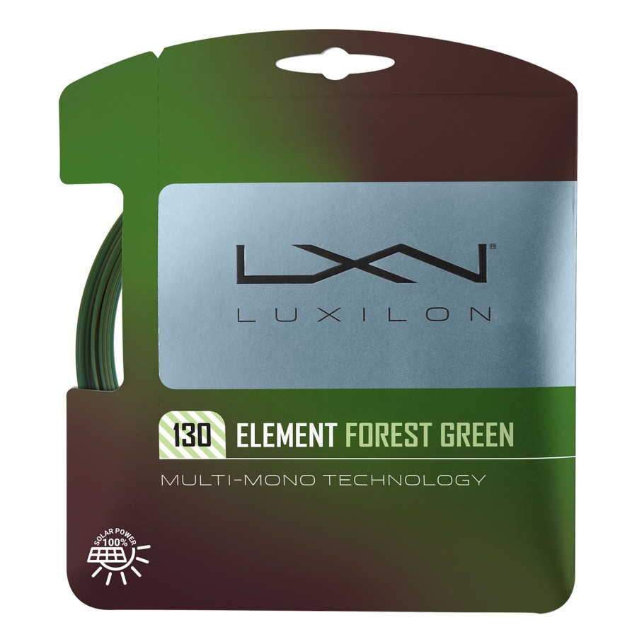 Tennissnaren Luxilon | Element Forest Green Set Snaren 12,2M Groen, Bruin