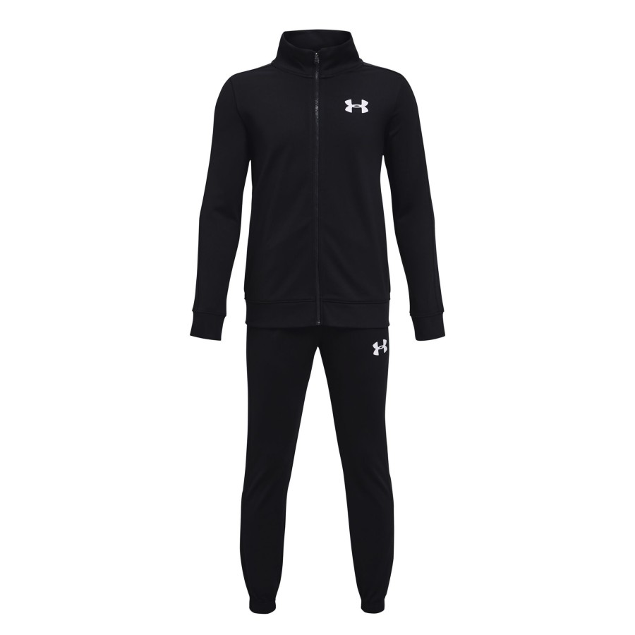 Tenniskleding Under Armour | Knit Trainingspak Jongens Zwart, Wit