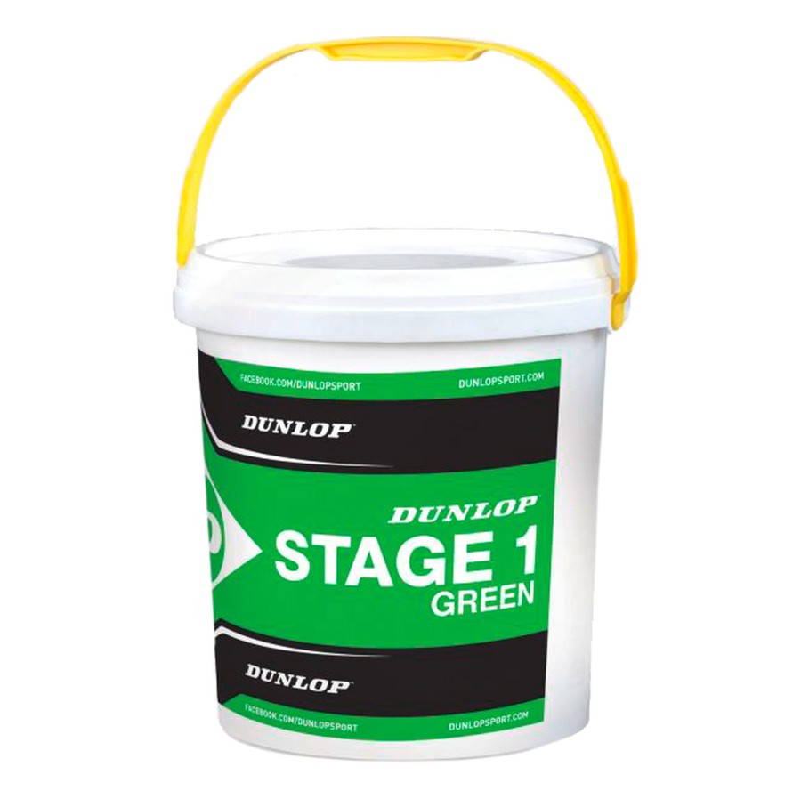 Tennisballen Dunlop | Mini Tennis Stage 1 Green Emmer 60 Stuks