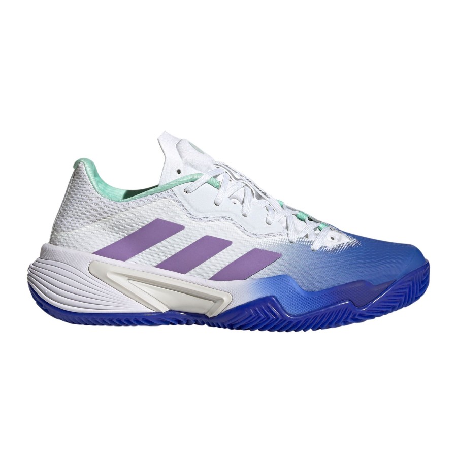 Tennisschoenen adidas | Barricade Gravelschoen Dames Wit, Blauw