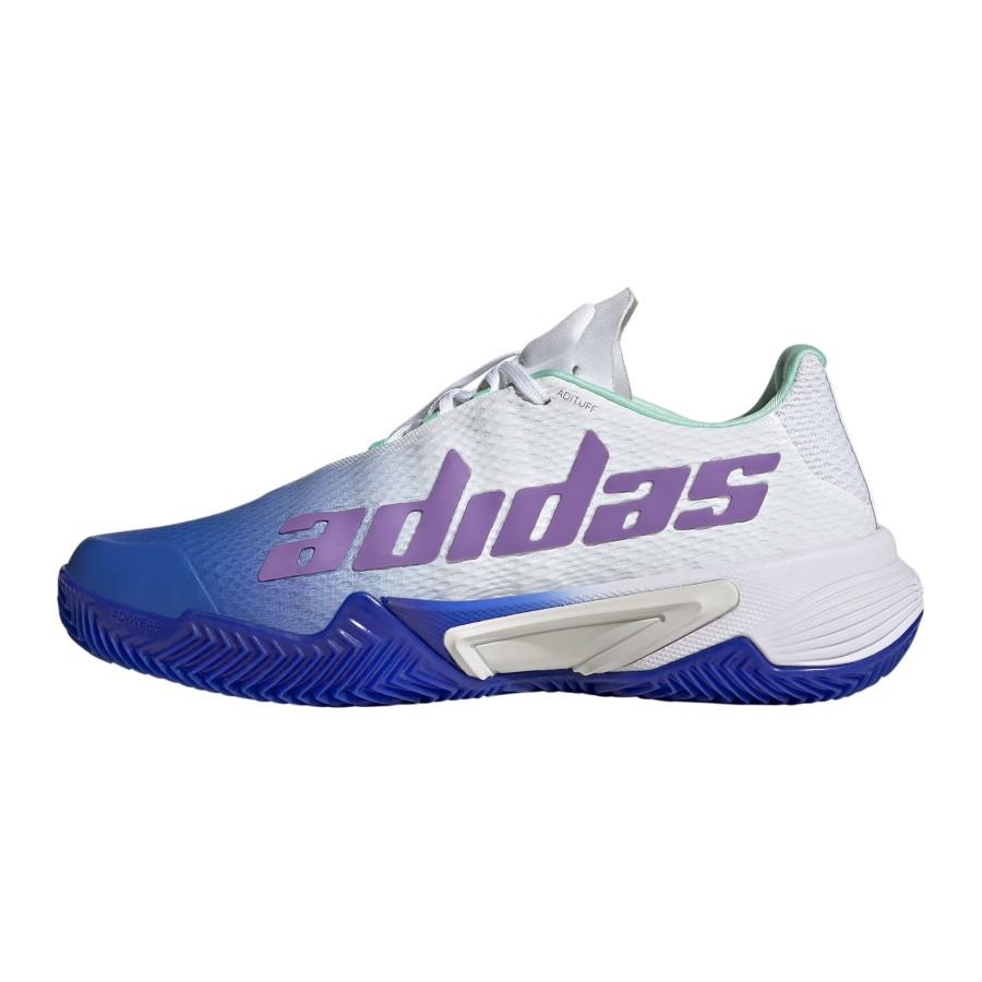 Tennisschoenen adidas | Barricade Gravelschoen Dames Wit, Blauw
