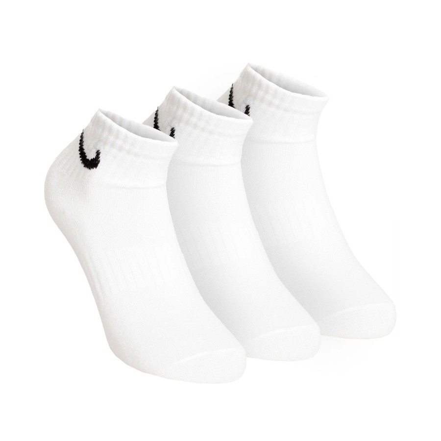 Tenniskleding Nike | Everyday Lightweight Tennissokken Verpakking 3 Stuks Wit, Zwart