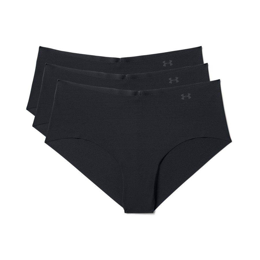 Tenniskleding Under Armour | Ps Hipster Panty Verpakking 3 Stuks Dames Zwart, Donkergrijs