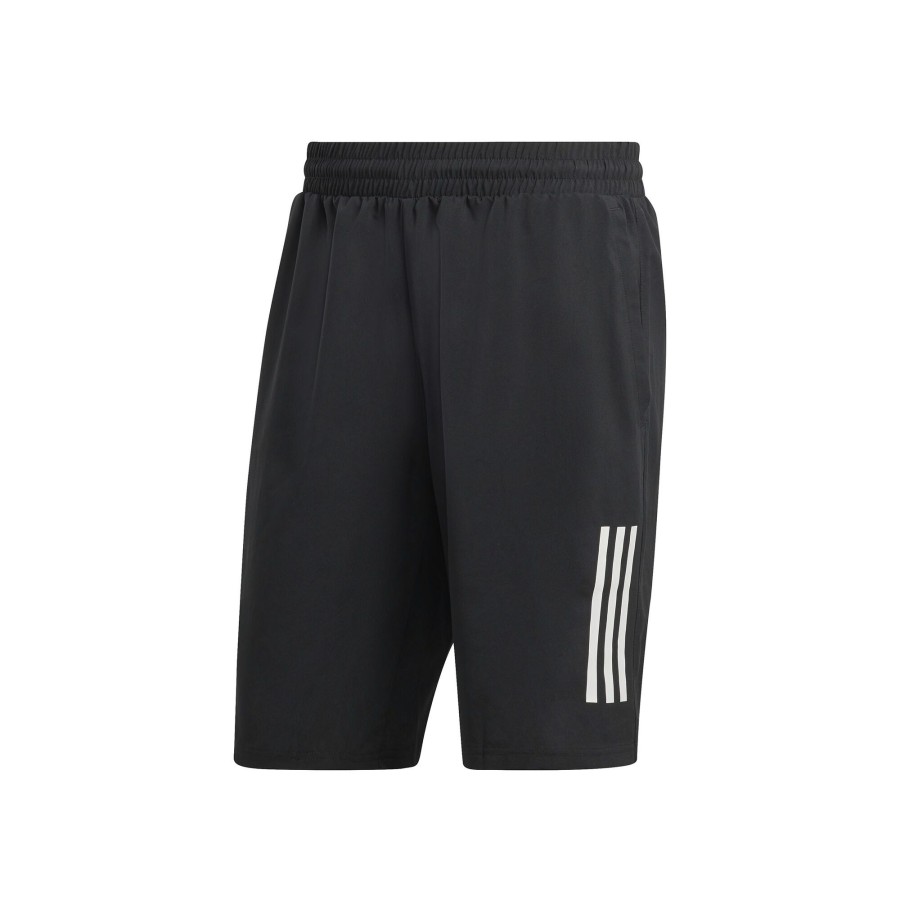 Tenniskleding adidas | Club 3-Stripes 9In Shorts Heren Zwart, Wit