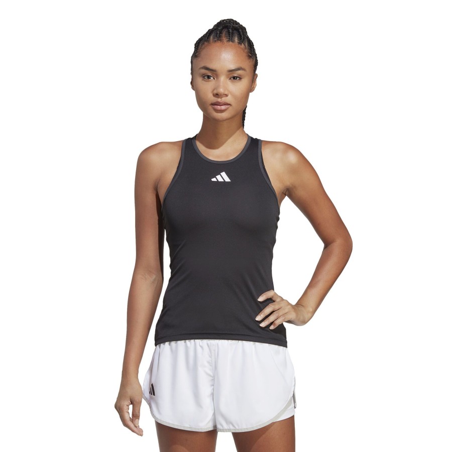 Tenniskleding adidas | Club Tanktop Dames Zwart