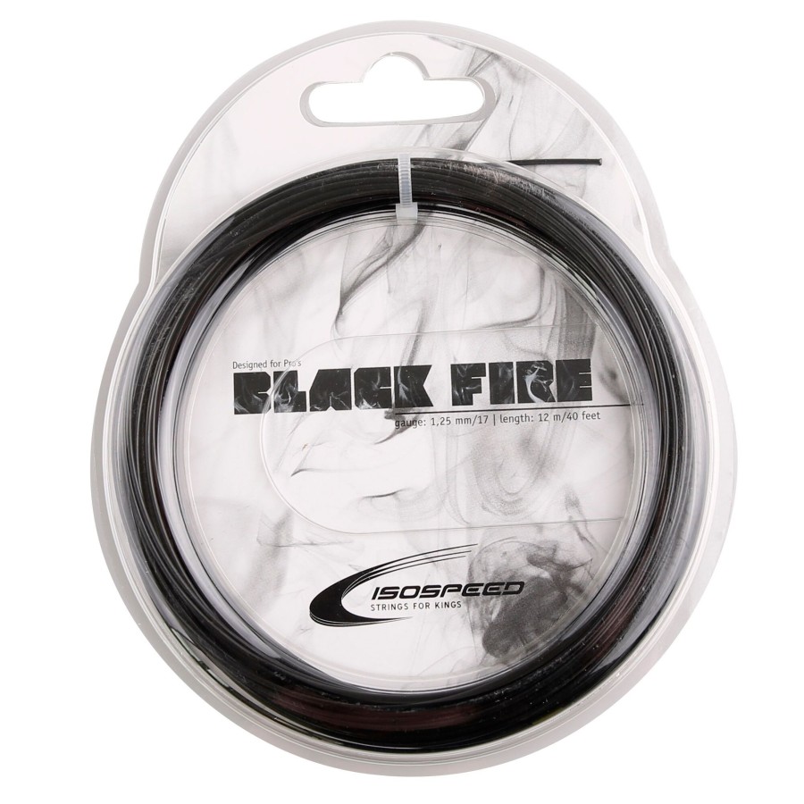 Tennissnaren Isospeed | Black Fire Set Snaren 12M