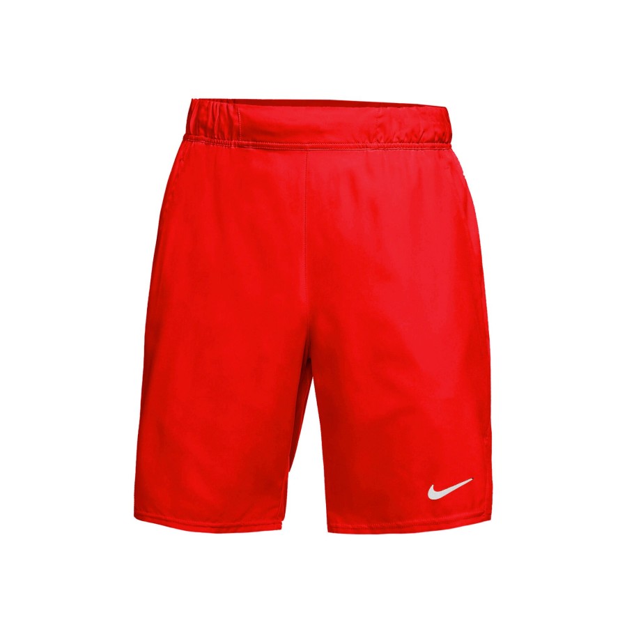 Tenniskleding Nike | Court Victory 9In Shorts Heren Rood