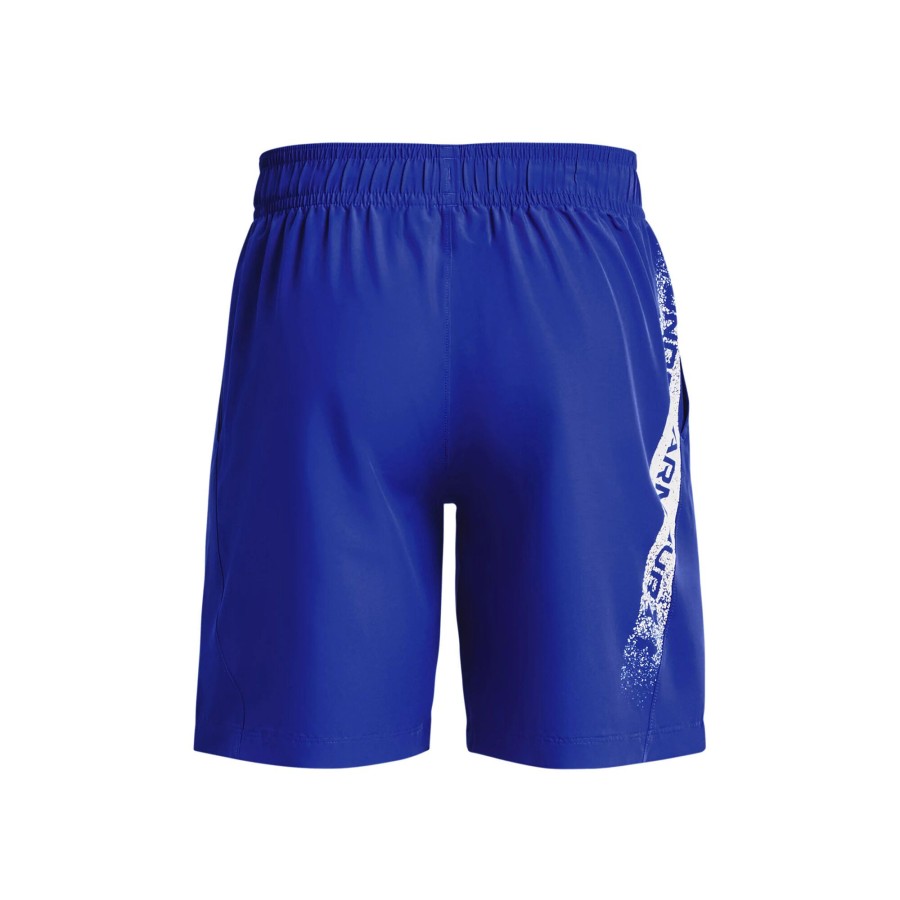 Tenniskleding Under Armour | Woven Graphic Shorts Heren Blauw