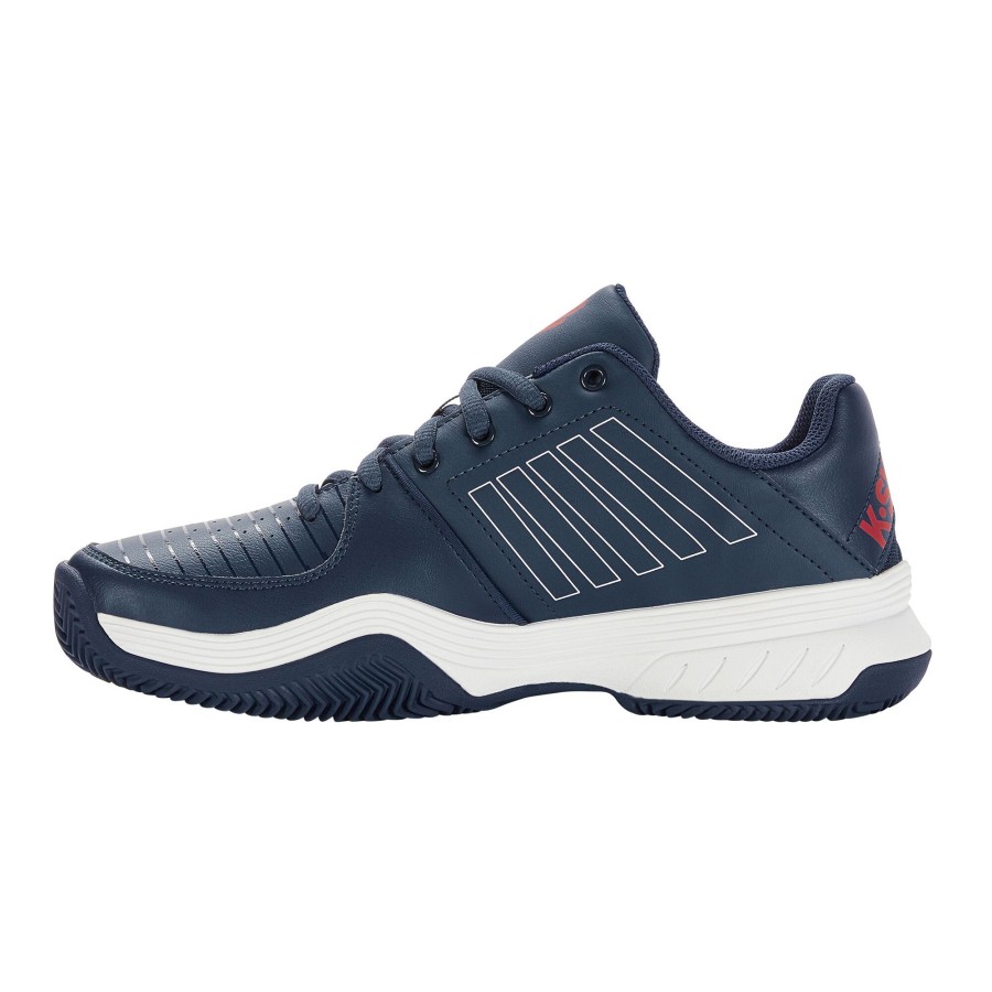 Tennisschoenen K-Swiss | Court Express Gravelschoen Heren Donkerblauw, Wit