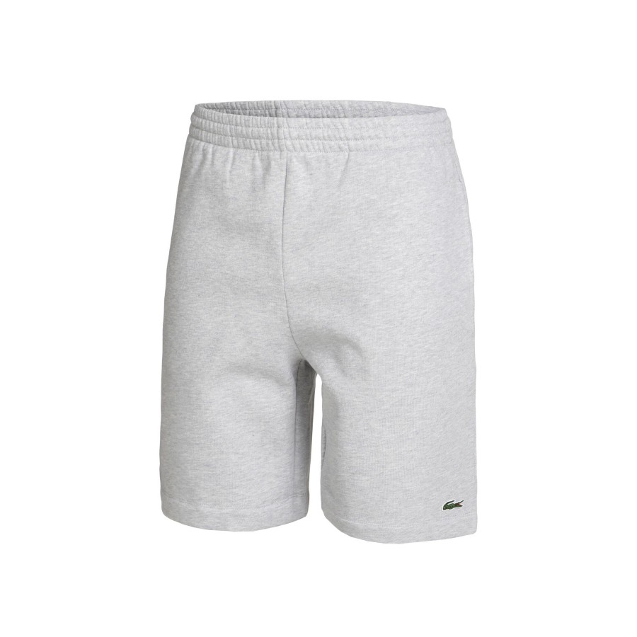 Tenniskleding Lacoste | Core Solid Shorts Heren Lichtgrijs