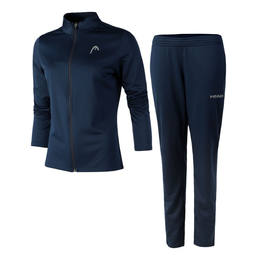 Tenniskleding HEAD | Easy Court Trainingspak Dames Donkerblauw