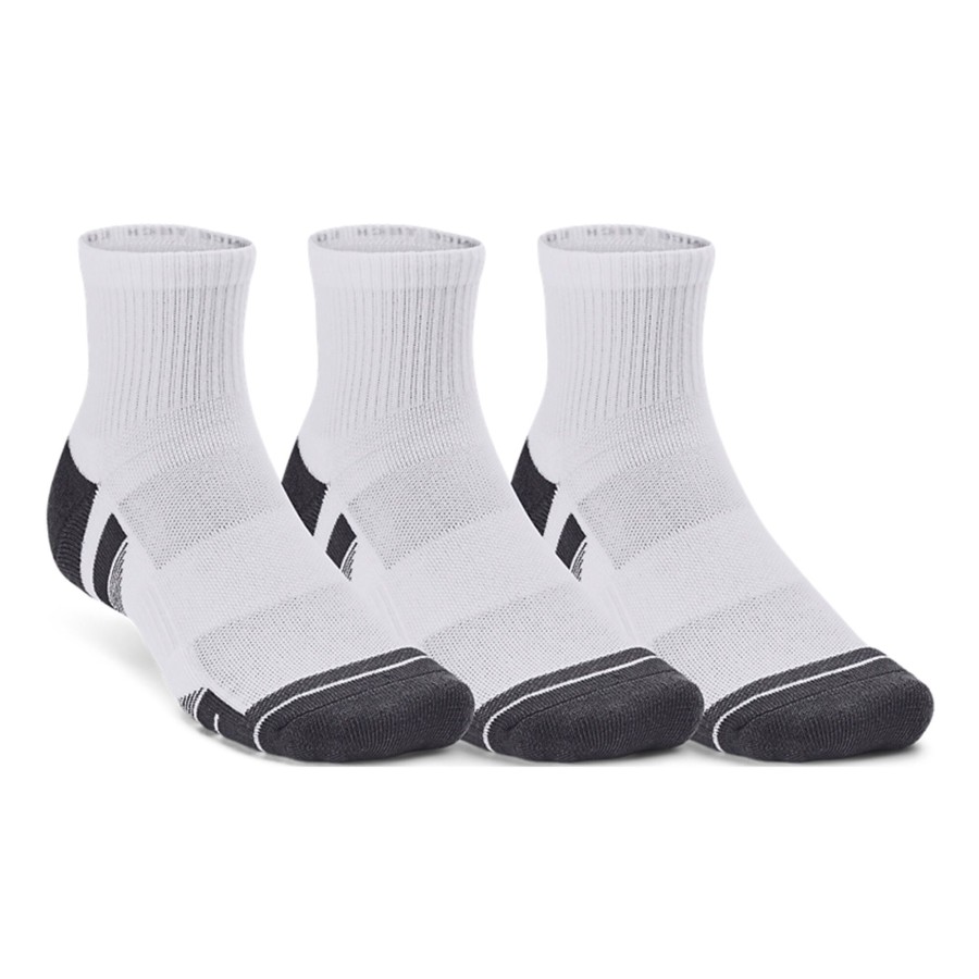 Tenniskleding Under Armour | Performance Tech Quarter Tennissokken Wit