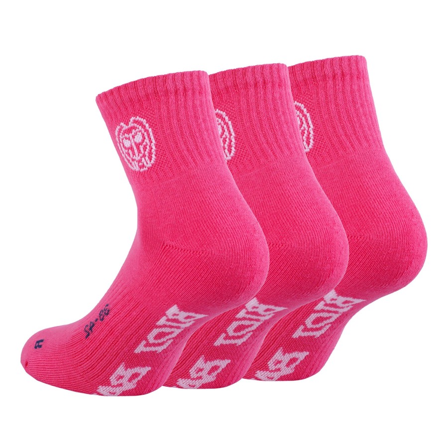 Tenniskleding BIDI BADU | Anchor Ankle Move Verpakking 3 Stuks Pink