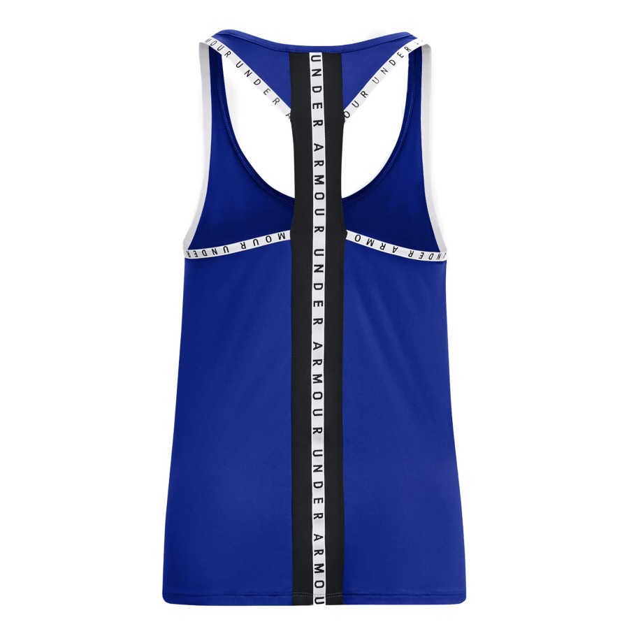 Tenniskleding Under Armour | Knockout Tanktop Dames Blauw