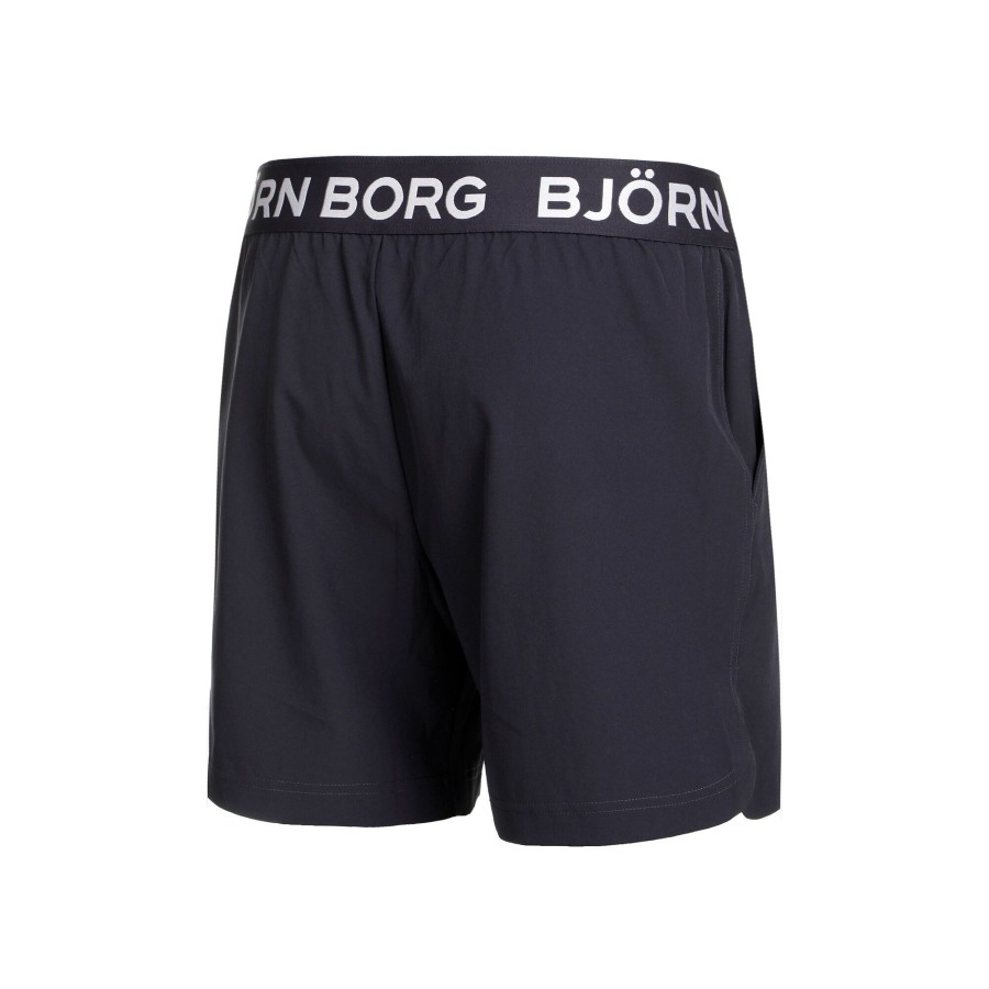 Tenniskleding Björn Borg | Shorts Heren Donkerblauw