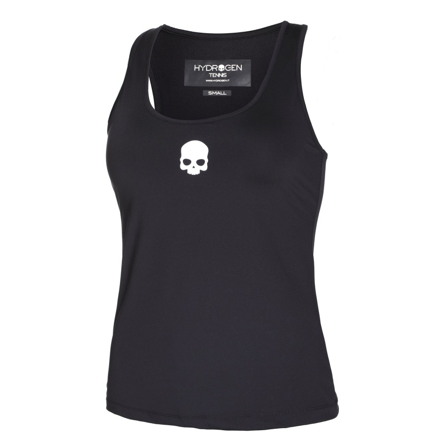 Tenniskleding Hydrogen | Tech Tanktop Dames Zwart