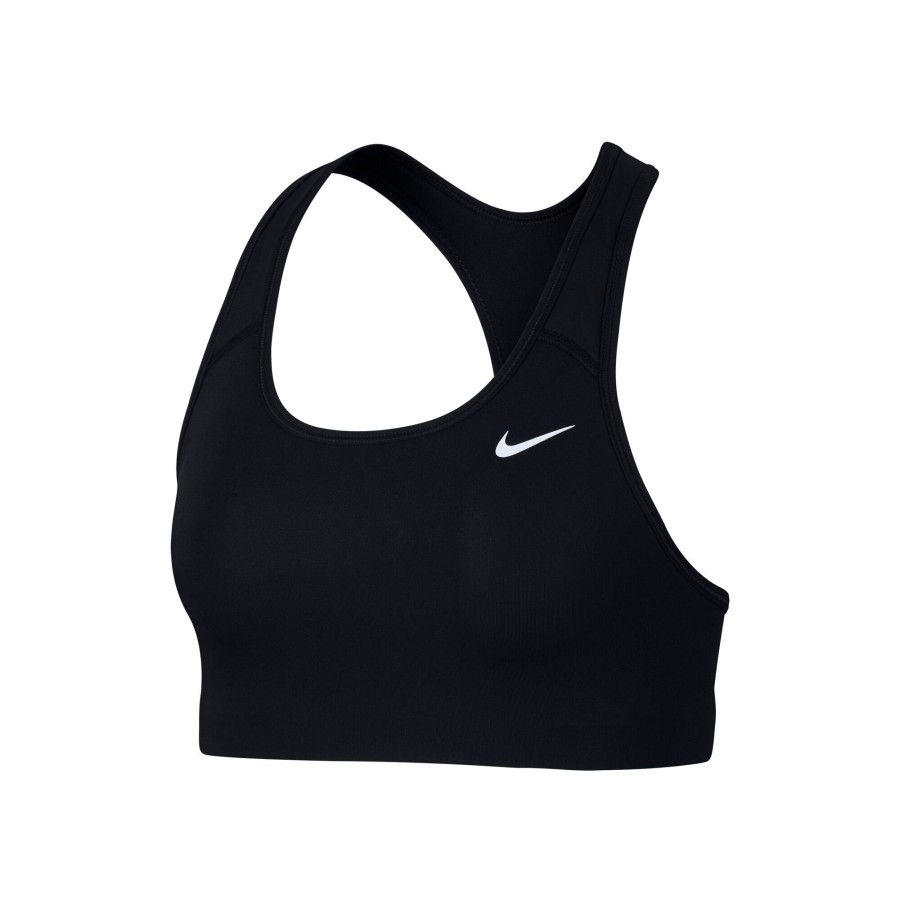 Tenniskleding Nike | Swoosh Sport-Bh Dames Zwart, Wit