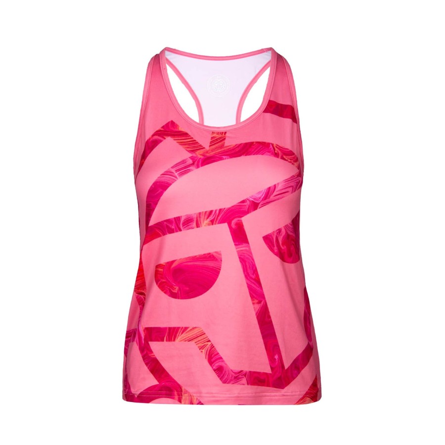 Tenniskleding BIDI BADU | Gannet Lifestyle Tanktop Meisjes Berry, Veelkleurig