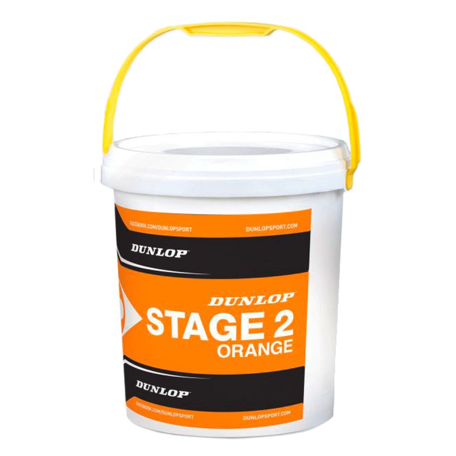 Tennisballen Dunlop | Mini Tennis Stage 2 Orange Emmer 60 Stuks